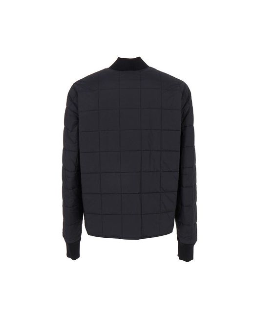 Moose Knuckles Blue Long-Sleeved Cotton-Padded Jacket for men