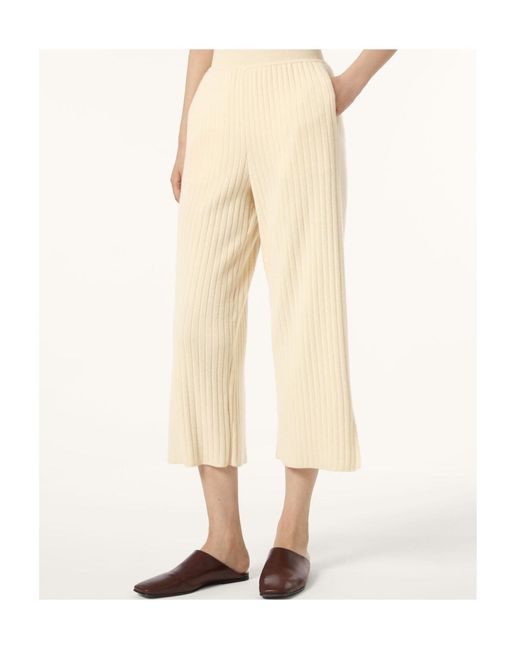 Loro Piana Natural Striped Trousers