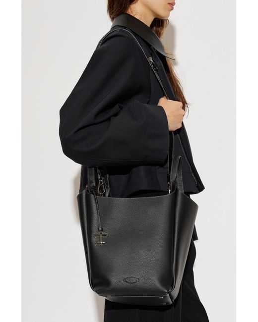 Tod's Black Shoulder Bag With Handle