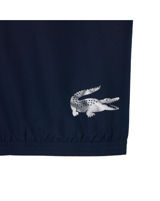 Lacoste Blue Color-Blocked Casual Jacket for men