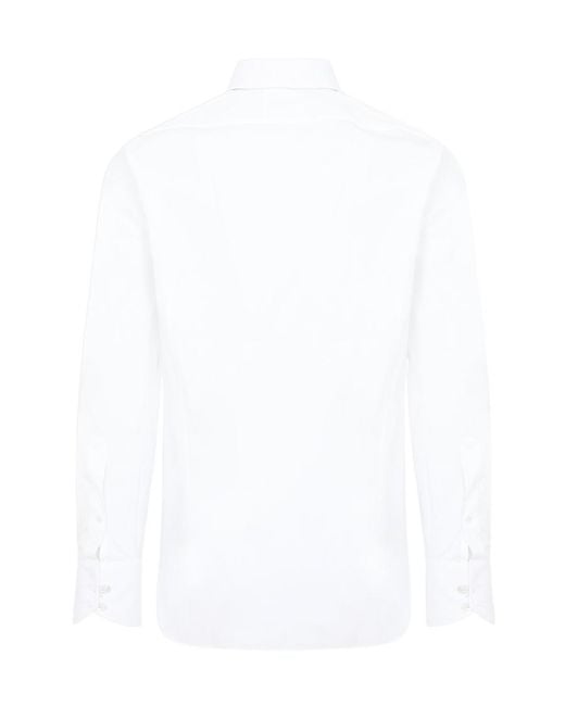 Tom Ford White Buttoned Long-Sleeved Shirt for men