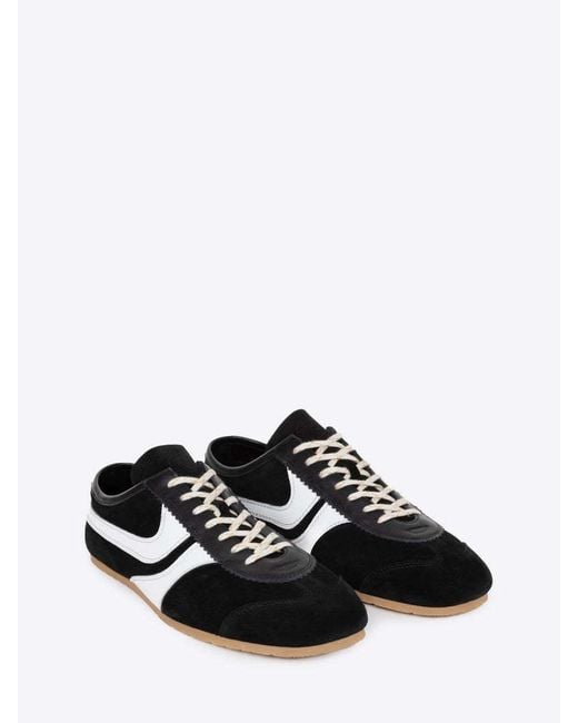 Dries Van Noten Black Suede Sneakers for men
