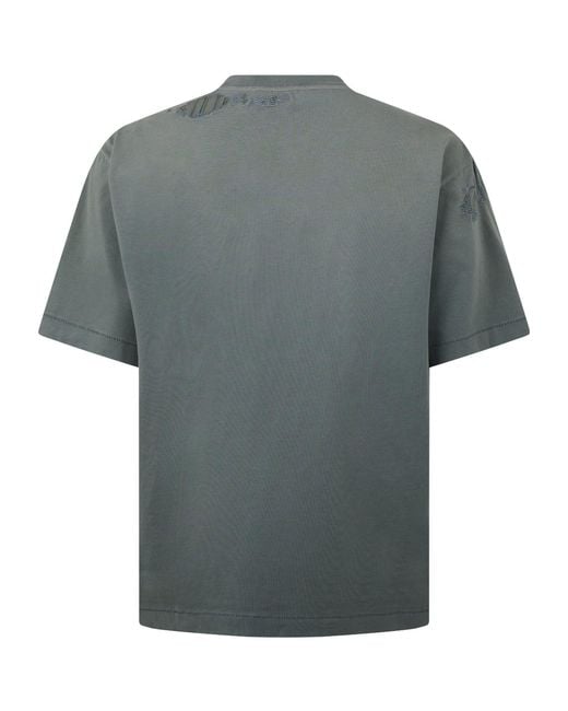Acne Gray Minimalstyle Breathable Tshirt for men