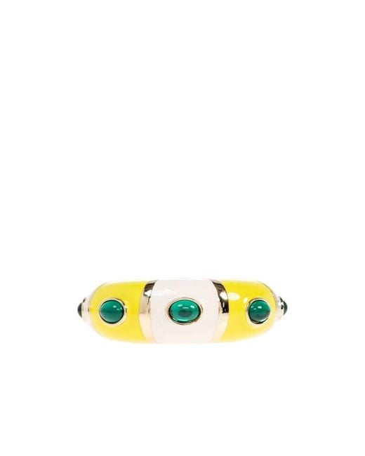 Jacquemus Yellow Embellished Bracelet
