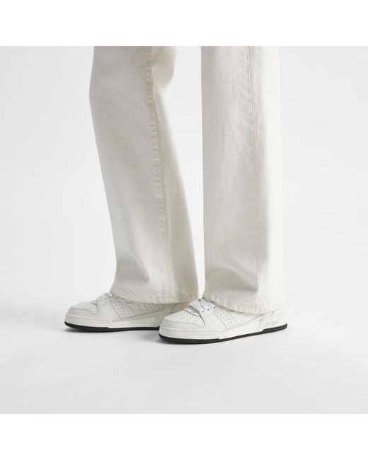 Fendi White Match Trainers