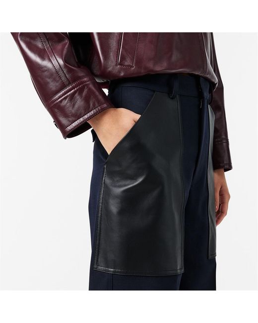 Bottega Veneta Blue Pocket Detail Track Pants