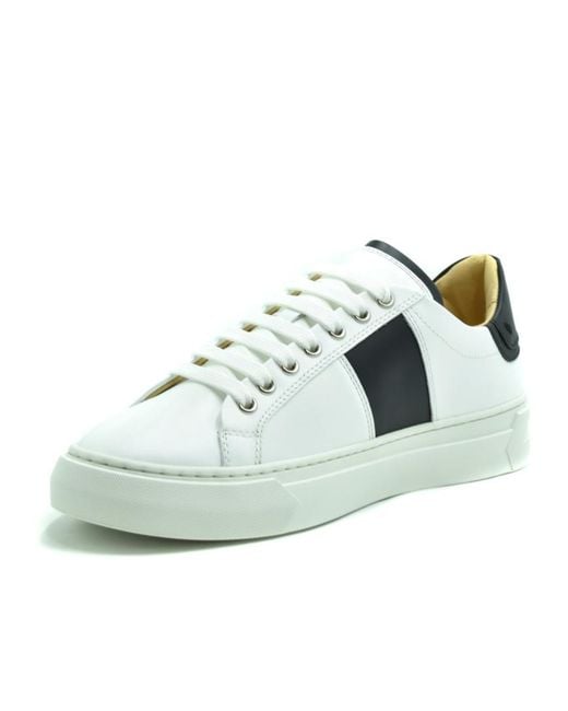 Philipp Plein Green Logo-Plaque Leather Sneakers for men