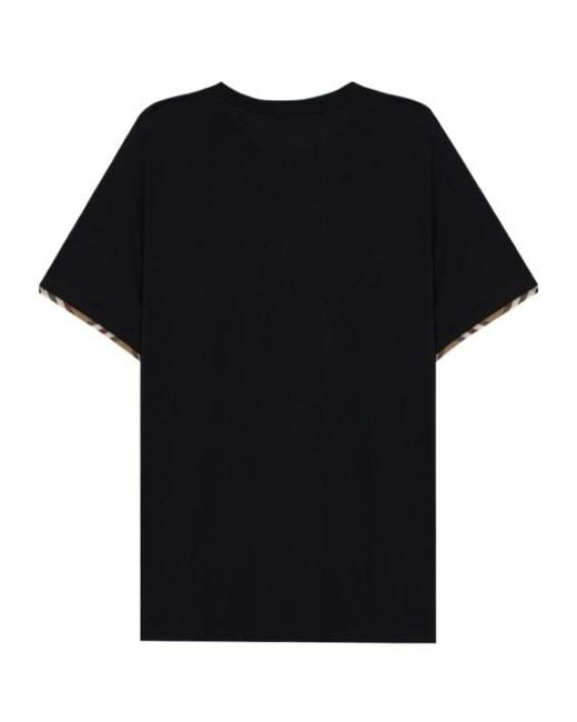 Burberry Black Short-Sleeved T-Shirt for men