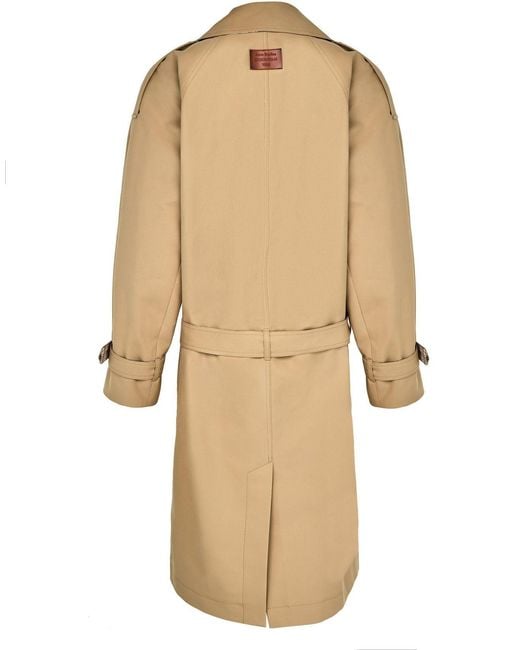 Acne Natural Lapel Long-Sleeved Coat