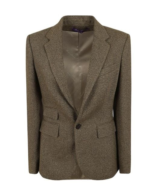 Ralph Lauren Green Long-Sleeve Blazer