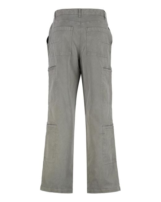 Represent Gray Season Wide-Leg Cargo Pants for men