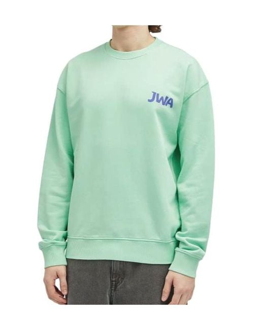 J.W. Anderson Green Crew Neck Sweatshirt for men