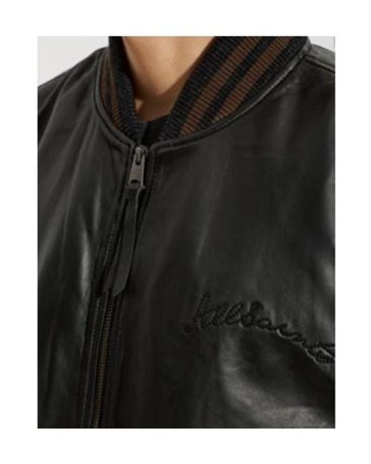 AllSaints Black Long-Sleeve Jacket for men