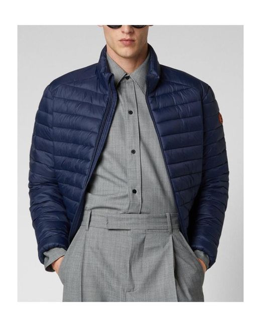 Save The Duck Blue Alexander Puffer Jacket for men