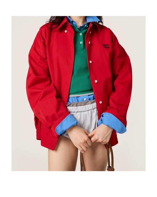 Miu Miu Red Jackets