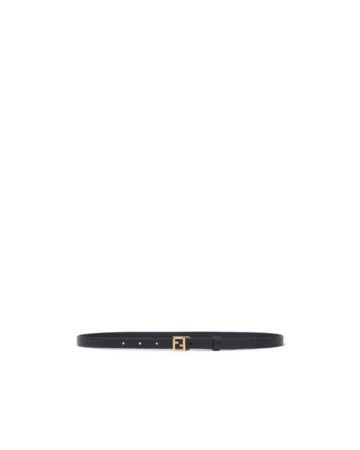 Fendi White Ff Belt