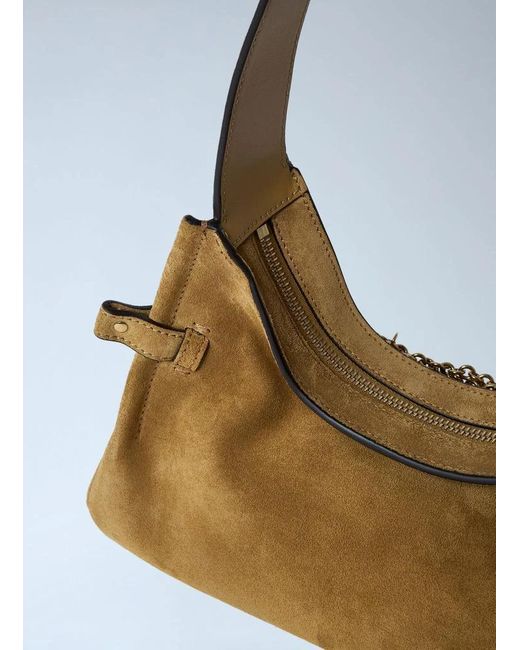 Chloé Metallic Zipper Shoulder Bag