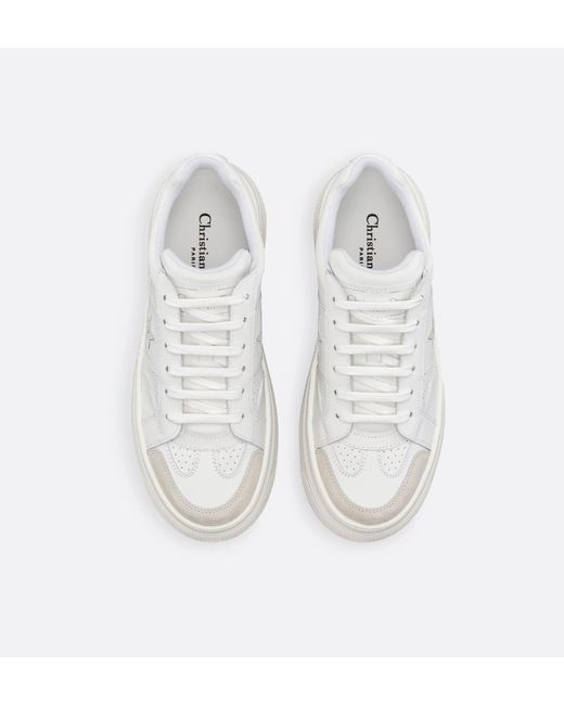 Dior White Round Toe Low-Top Casual Shoes