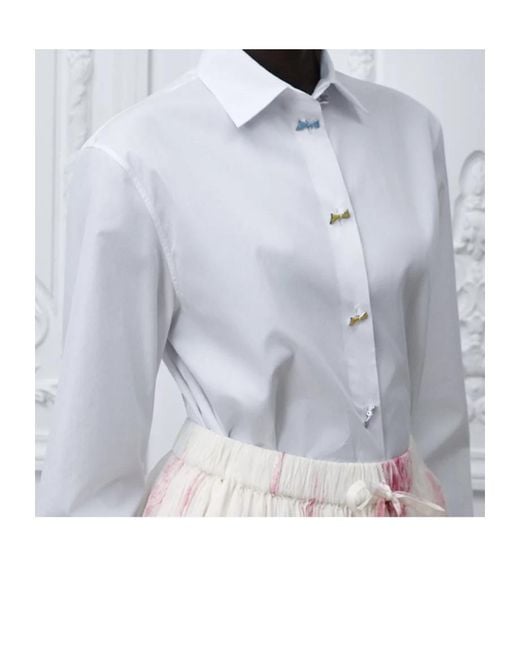 Dior Blue Iviera Blouse