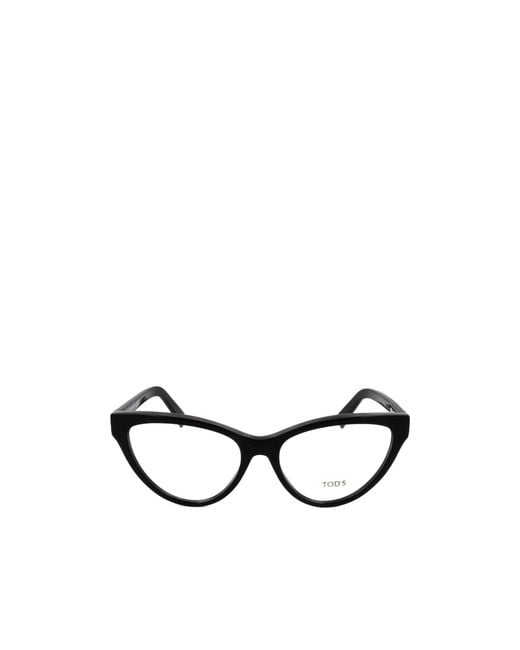 Tod's White Cat-Eye Flat Mirror