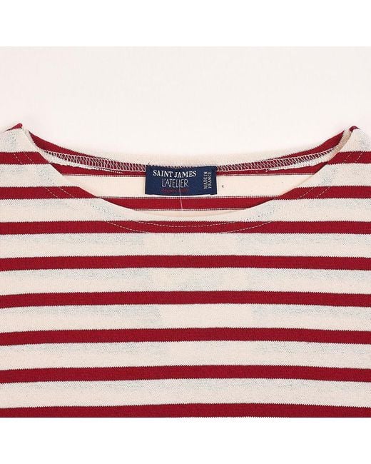 Saint James Red Long-Sleeve T-Shirt