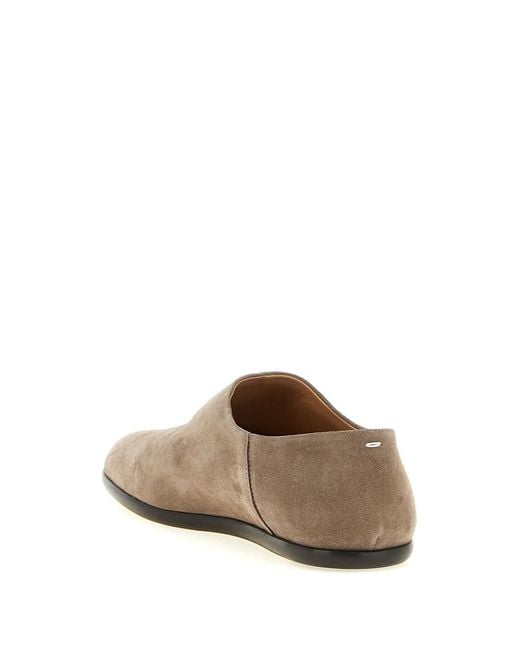 Maison Margiela Brown Slip-On Tabi Loafers for men