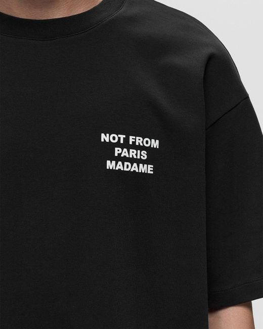 Drole de Monsieur Black Drôle De Monsieur Le T-Shirt Slogan T-Shirt for men