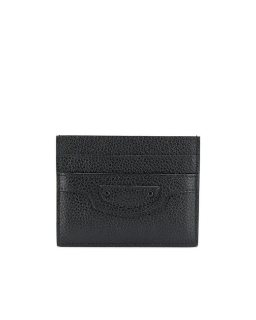 Balenciaga Black Neo Classic Card Holder for men