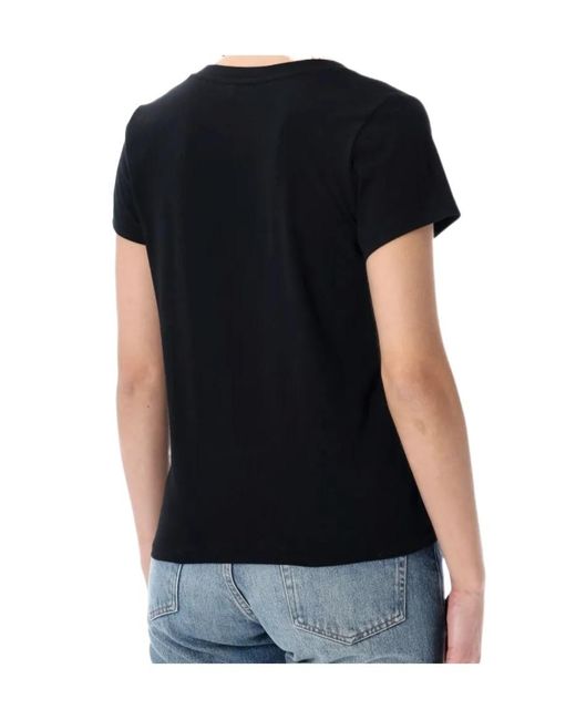 Polo Ralph Lauren Black Logo Embroidered V-Neck T-Shirt