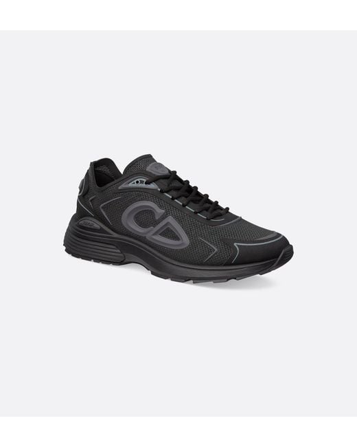 Dior Black Homme B30 Countdown Tech Sneakers for men