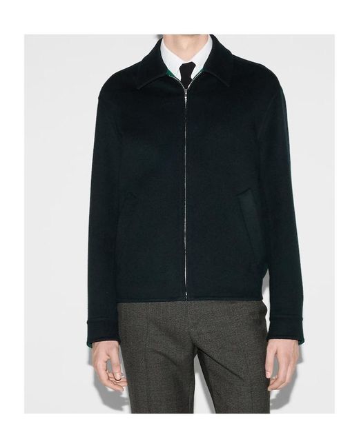 Gucci Black Jacquard Zipper Jacket for men