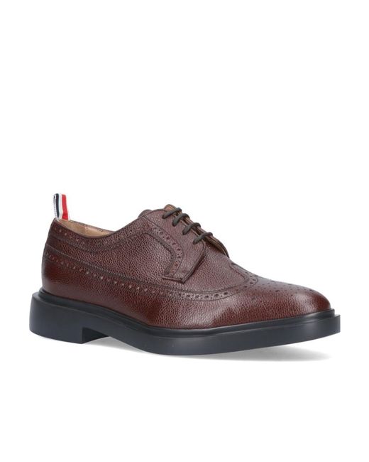 Thom Browne Brown Scarpe Lace-Up Derby Shoes for men