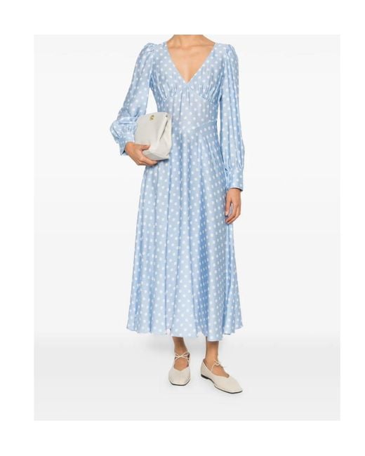 Posse Blue Long-Sleeved Dress