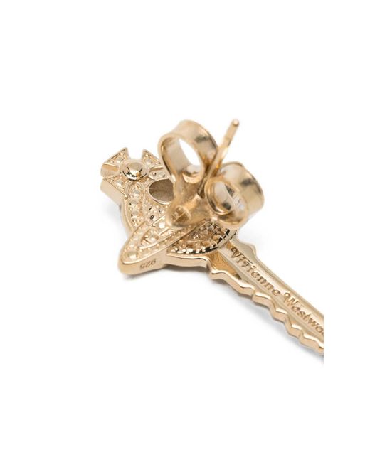 Vivienne Westwood Metallic Orb Key Earrings