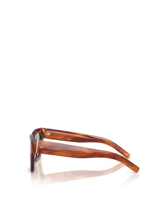 Dolce & Gabbana Green Eyewear Square Frame Sunglasses for men
