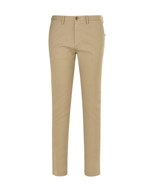 Boss Natural Belt-Loop Casual Pants for men