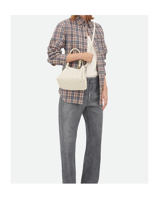 Bottega Veneta Natural Parachute Small Shoulder Bag