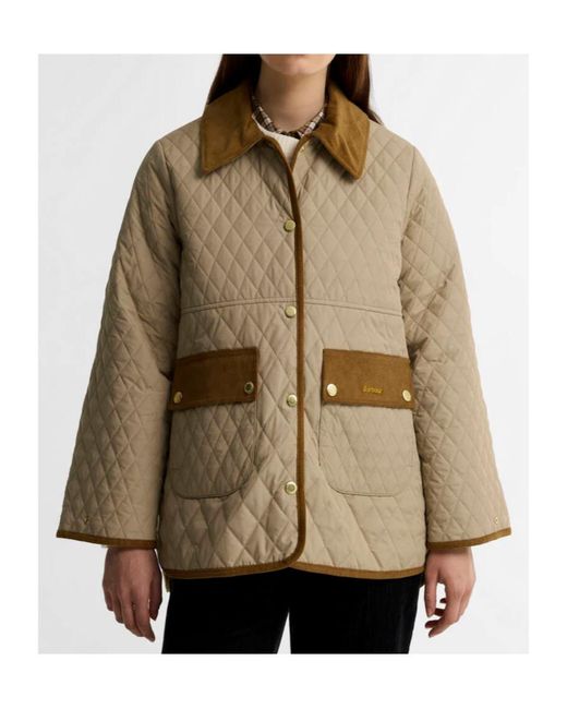 Barbour Metallic Quilted Jacket