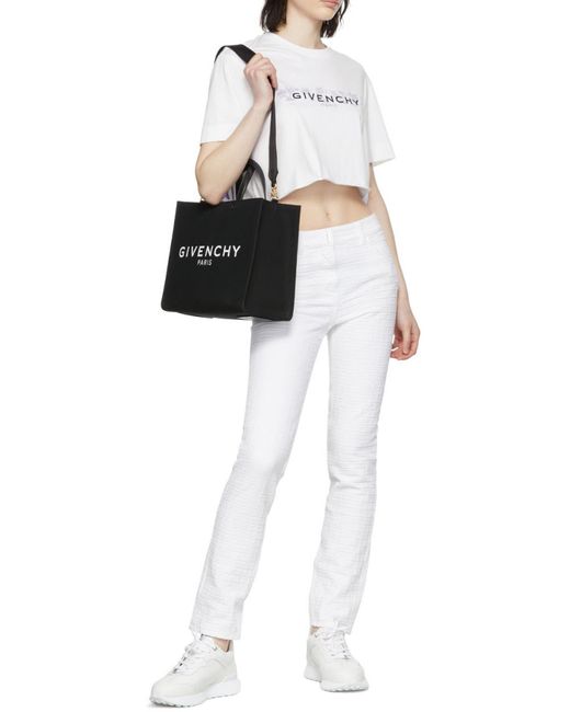 Givenchy Black Medium G Tote Shopping Bag
