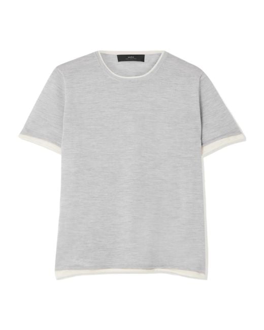 arch4 White Selcombe Knitted T-Shirt