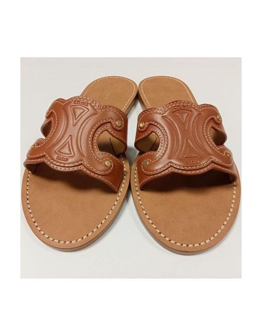 Céline Brown Triomphe Mule