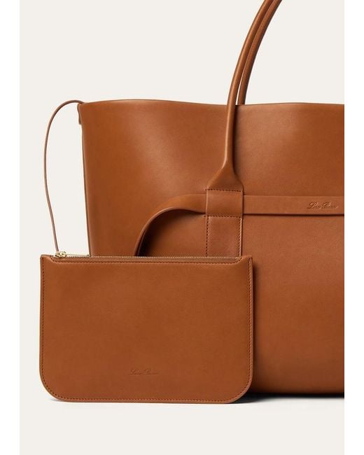 Loro Piana Brown Ghiera Shopper Large