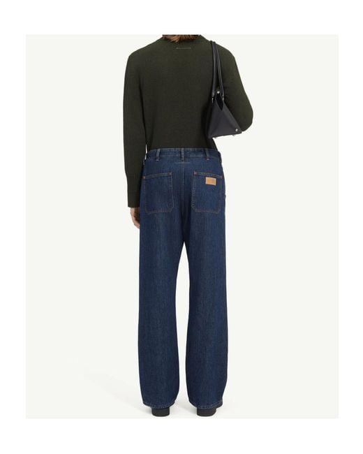MM6 by Maison Margiela Blue Straight-Leg Jeans for men
