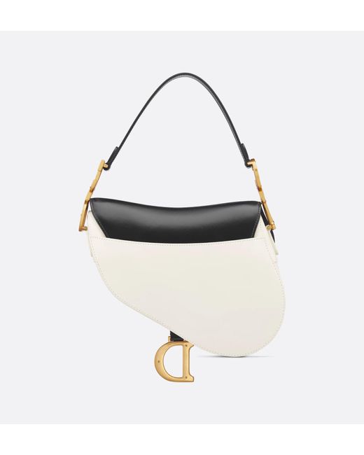 Dior Black Saddle Bag With Strap