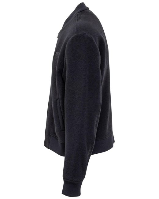 Etro Blue Zipped Bomber Jacket for men
