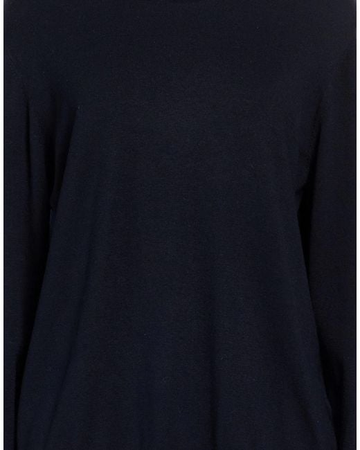 Weekend by Maxmara Blue Simple Solid-Color Turtleneck Knitwear