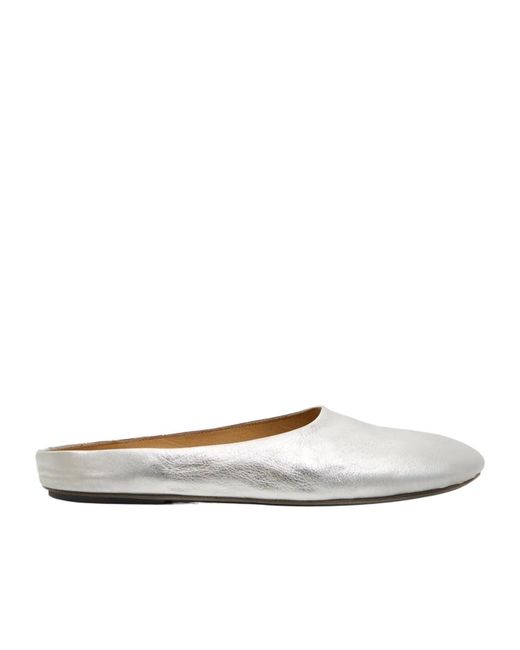 Marsèll White Marsèll Bama Foil Mules