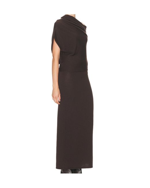 Staud Black Off Shoulder Dress