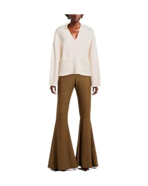 Rag & Bone White Solid Wool Knit Sweater