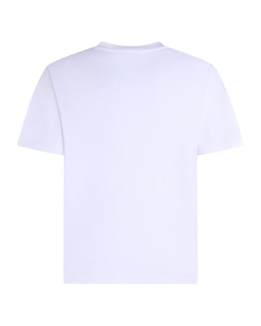 K-Way White Logo-Tape T-Shirt for men